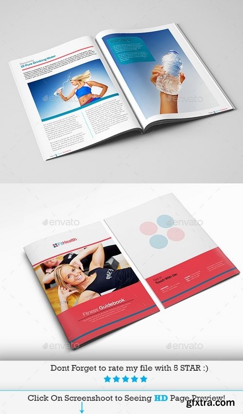 GraphicRiver - Fitness Guidebook BookletBrochure Indesign V13 12143501