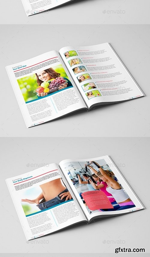 GraphicRiver - Fitness Guidebook BookletBrochure Indesign V13 12143501