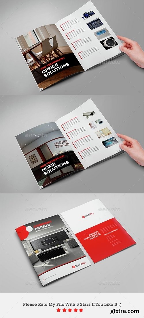 GraphicRiver - Tech Pro Solution Brochure Template V19 15299224