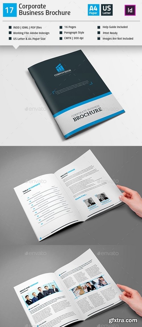 GraphicRiver - Multipurpose Business Brochure InDesign Layout V17 13337238