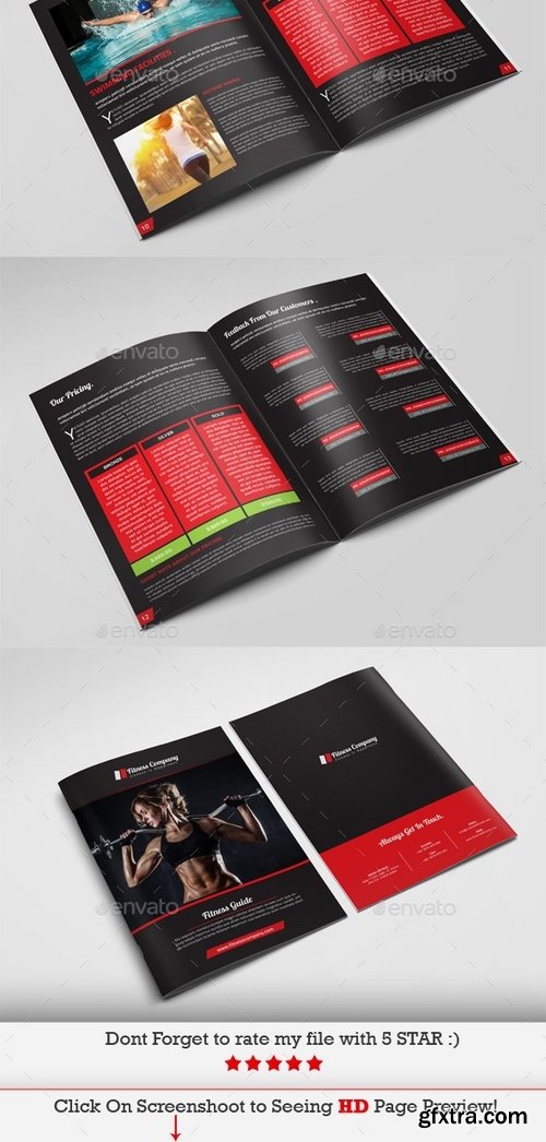 GraphicRiver - Fitness Guide Brochure Template 10216693