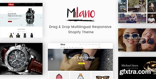 ThemeForest - Milano v1.0.0 - Drag & Drop Multilingual Responsive Shopify Theme - 19273525