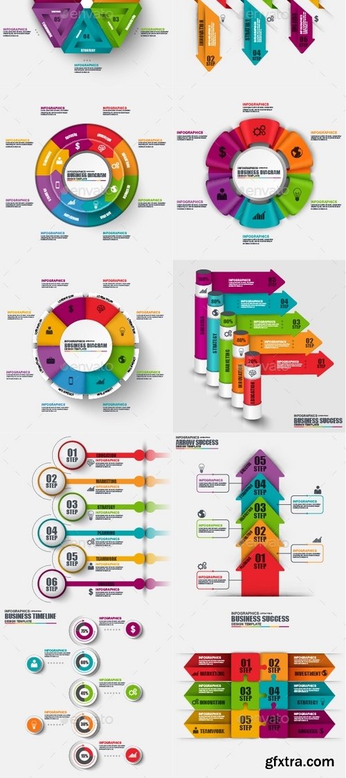 GraphicRiver - Big Set Infographic Templates 18721806