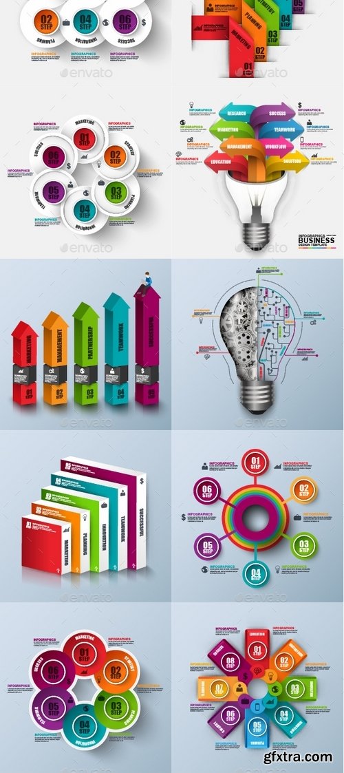 GraphicRiver - Big Set Infographic Templates 18721806