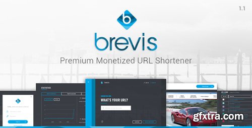 CodeCanyon - Brevis v1.3.1 - Premium Monetized URL Shortener - 17735186