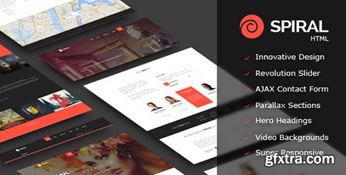 ThemeForest - Spiral v1.0 - Multipurpose Business HTML5 template - 15651854