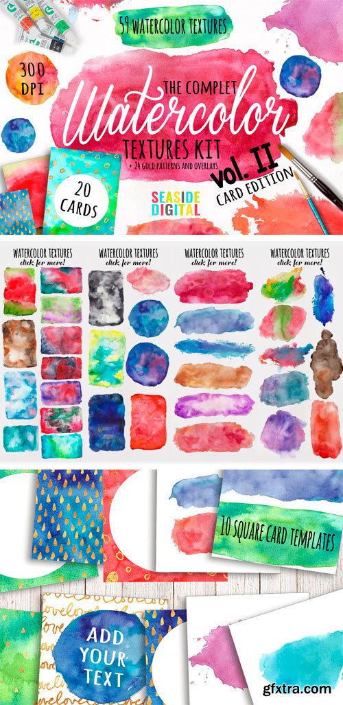 CM 1164568 - Watercolor Textures - Card Edition