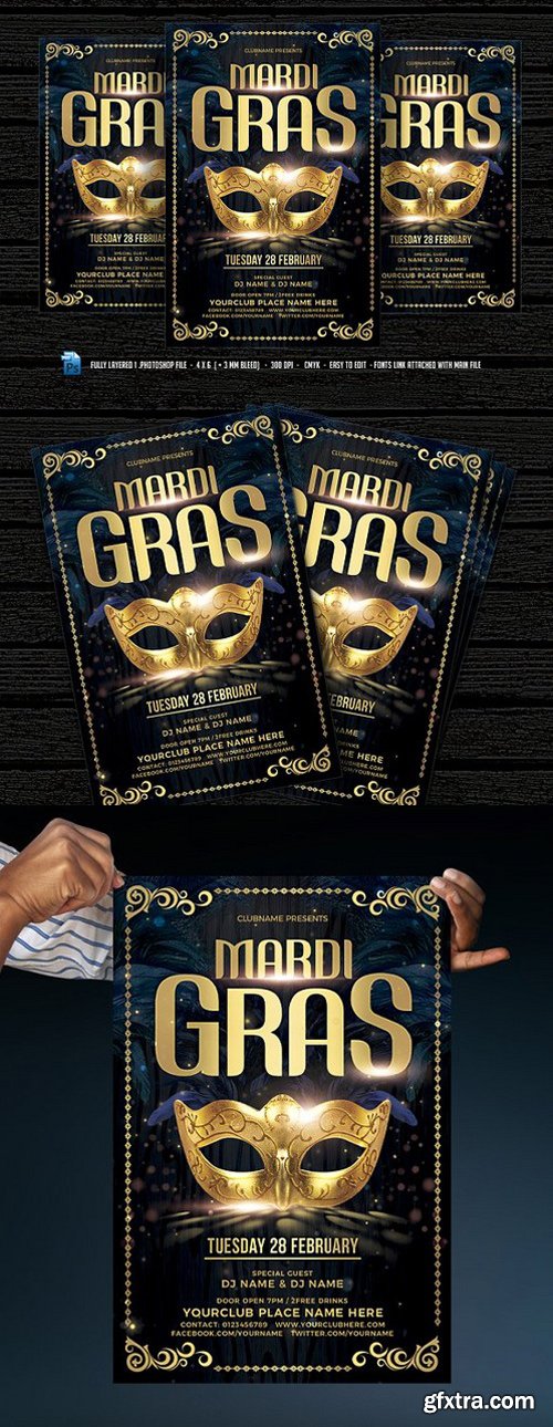 CM - Mardi Gras Flyer 1176991