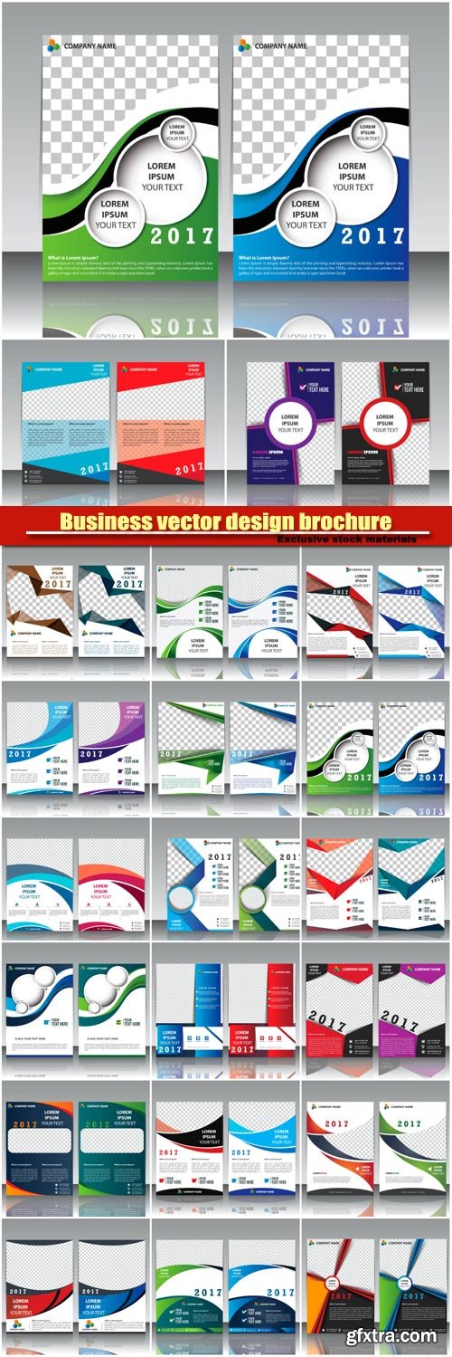 Business vector design brochure, flyer vector template, card creative design