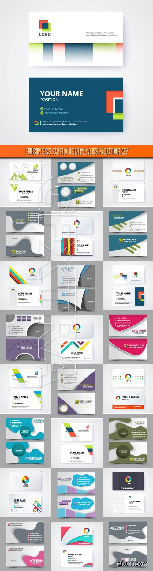 Business Card Templates vector 27