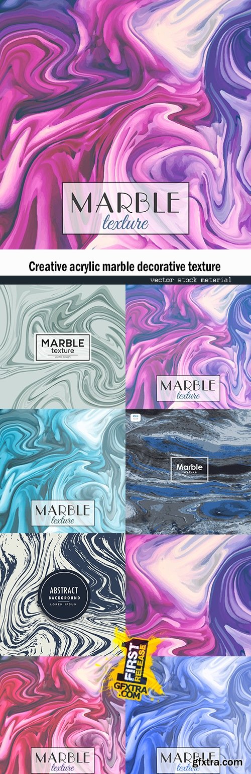 Creative acrylic marble decorative texture