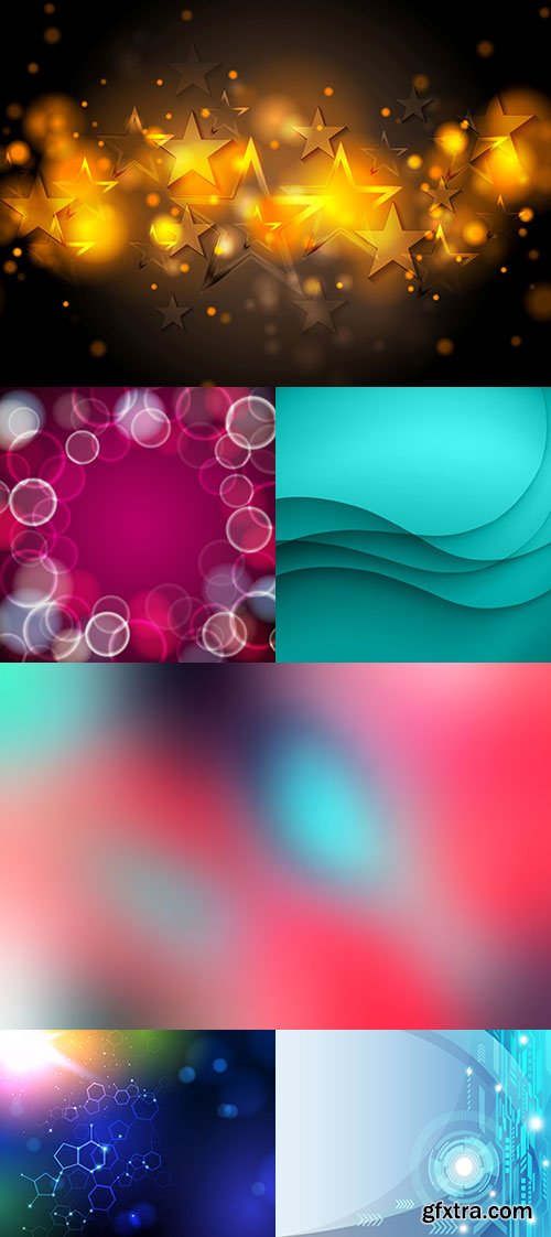 Collection of Vector Abstract Backgrounds 6