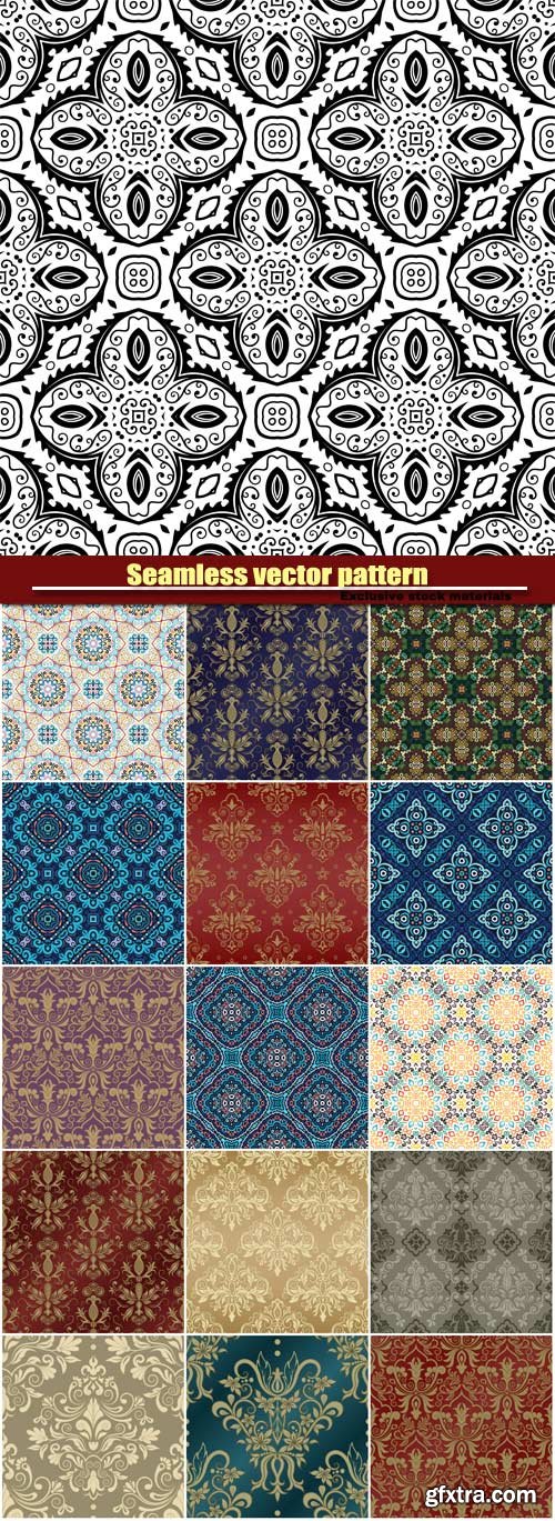 Seamless vector pattern, weave background