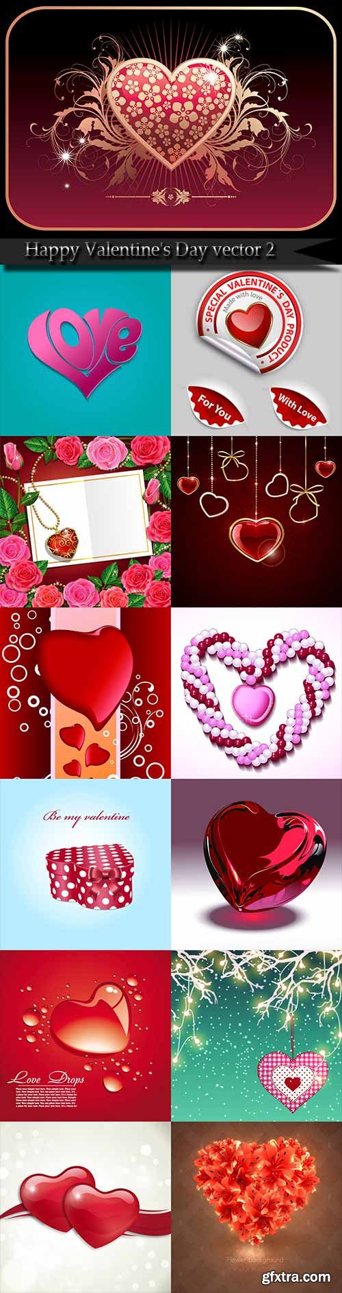 Happy Valentine's Day vector 2