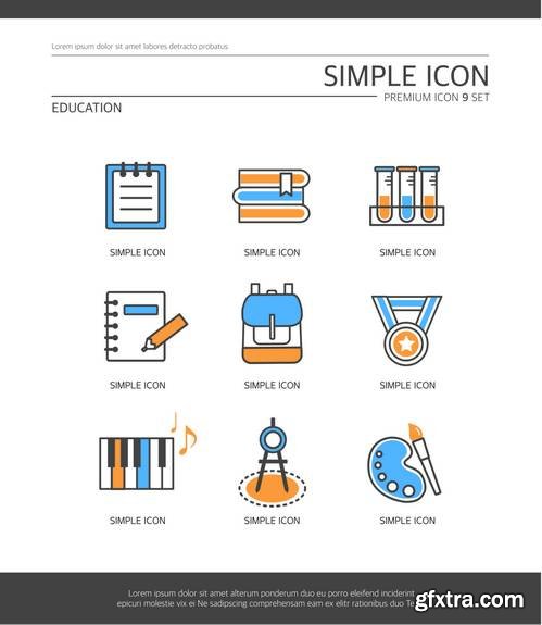 Simple Icons Set