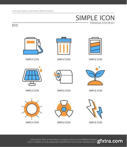 Simple Icons Set