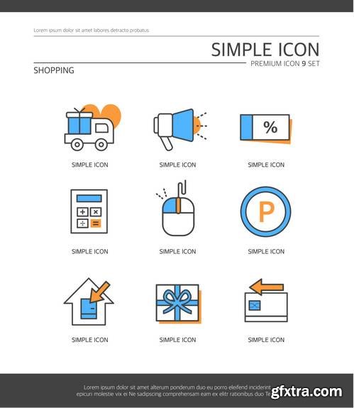 Simple Icons Set