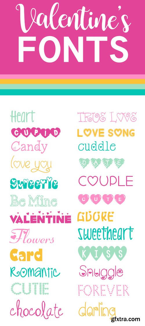 Valentine s Fonts Big 000025