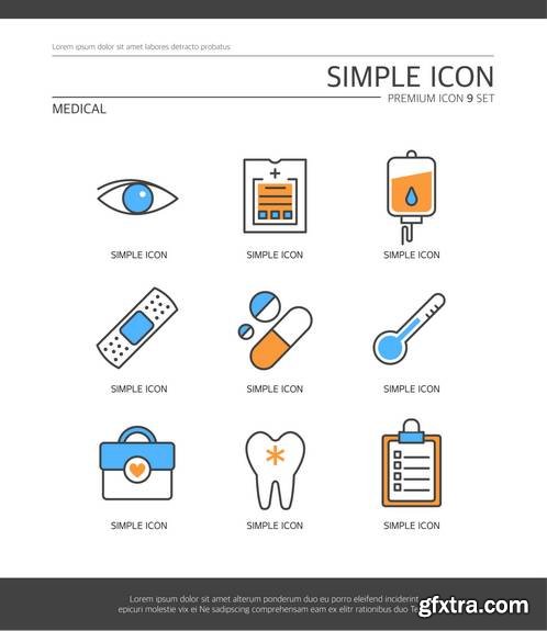 Simple Icons Set