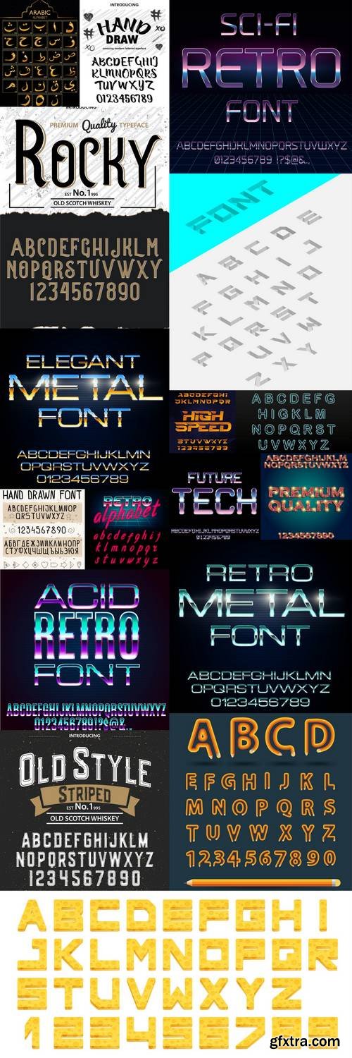 Alphabet Vector Font 5