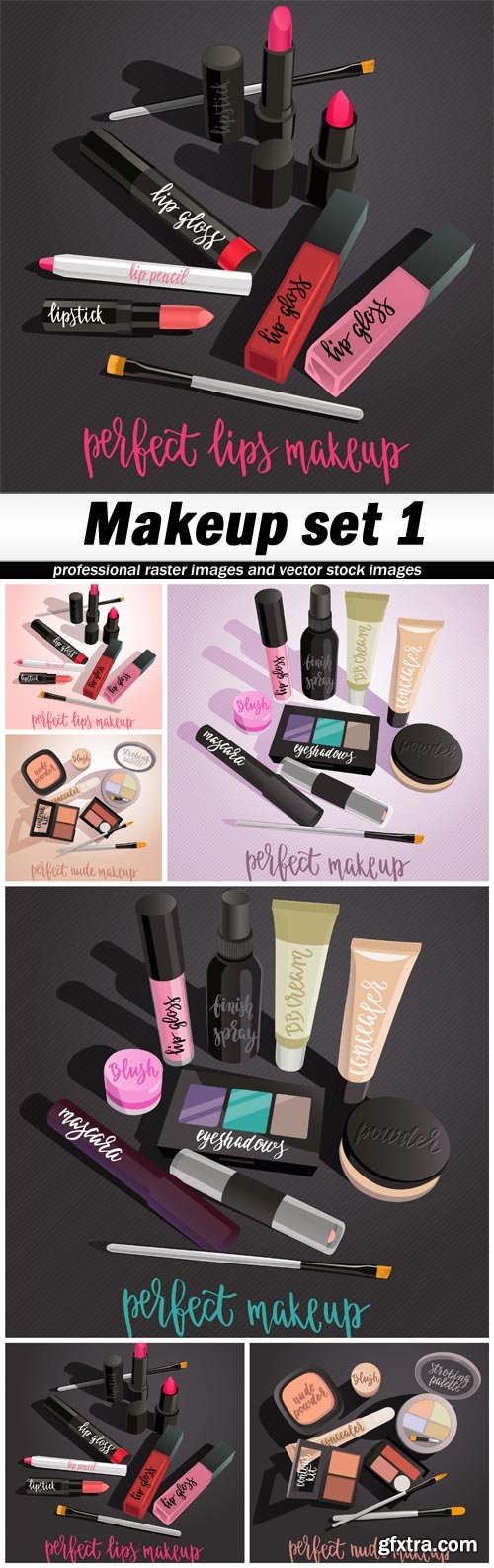 Makeup set 1 - 6 EPS