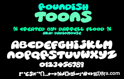 Roundish Toons font