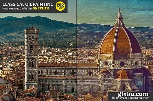 Classical Oil Painting Photoshop Actions