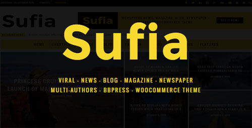 ThemeForest - Sufia | News Blog Magazine Newspaper Multipurpose WordPress Theme 17190304