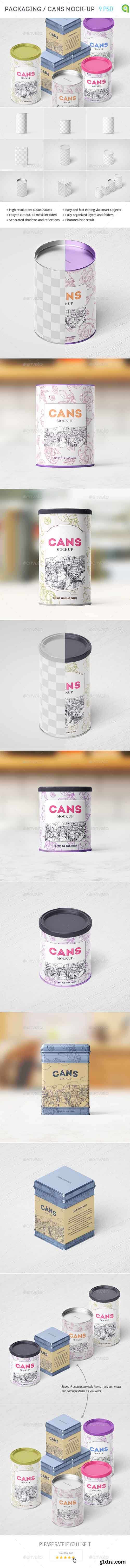 GR - Packaging / Can Mockup 15375171