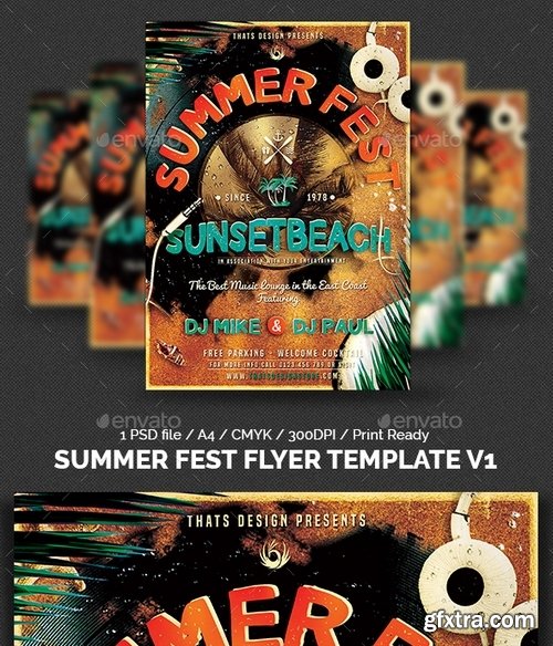 GraphicRiver - Summer Fest Flyer Template V1 11264310