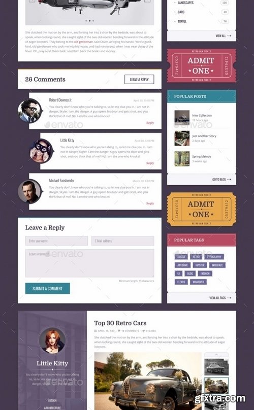 GraphicRiver - Retro Jam UI Kit 19038167