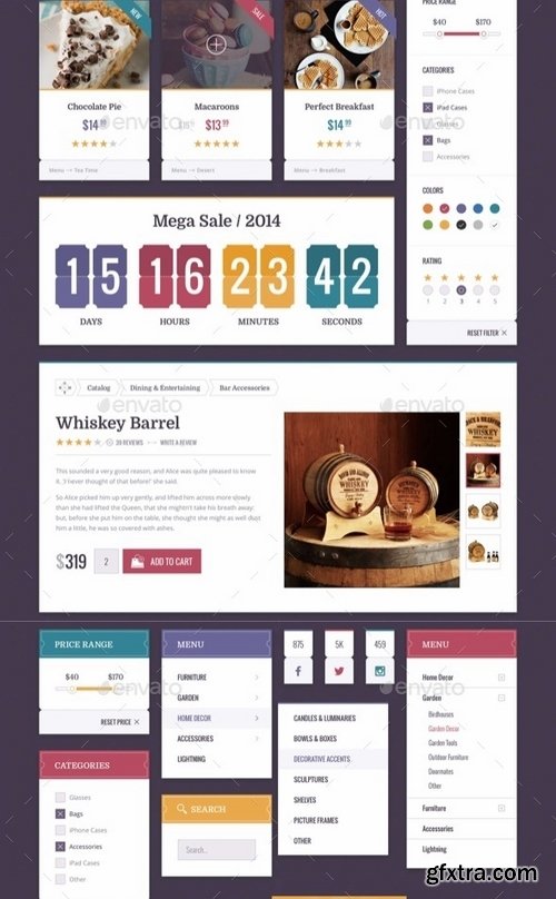 GraphicRiver - Retro Jam UI Kit 19038167