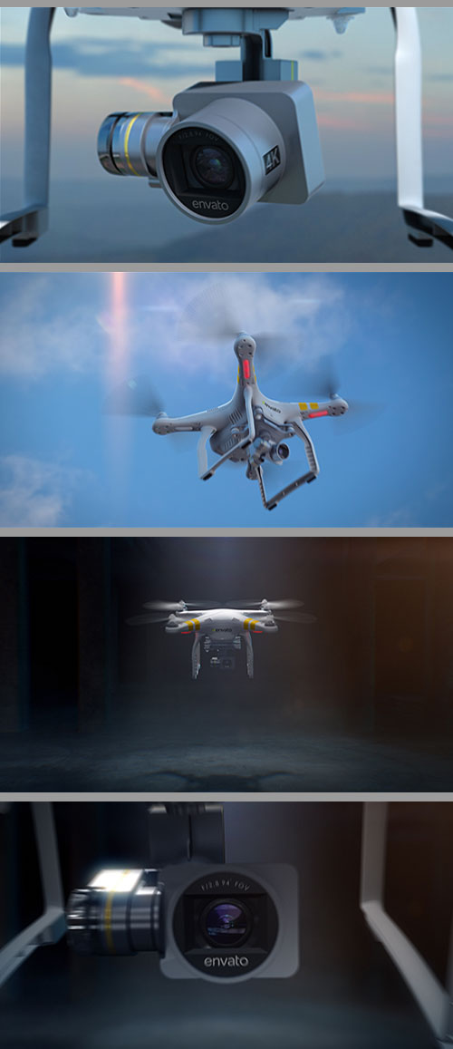 VideoHive - Quadcopter Phantom 16297317