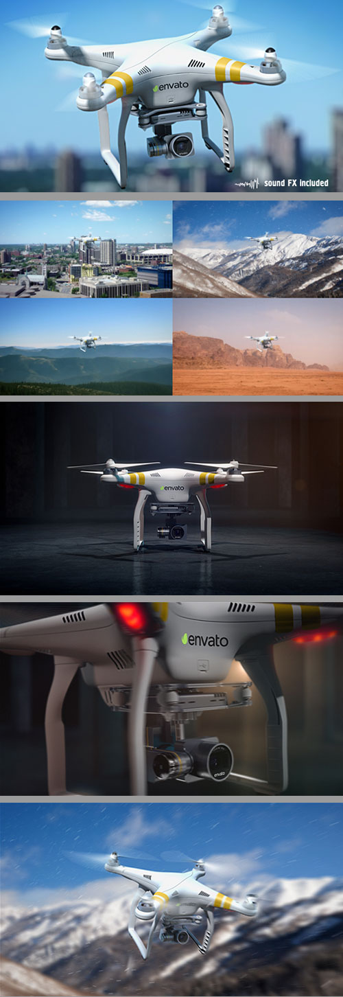 VideoHive - Quadcopter Phantom 16297317