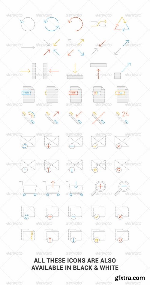 GraphicRiver - 500 Line Icons 7810258