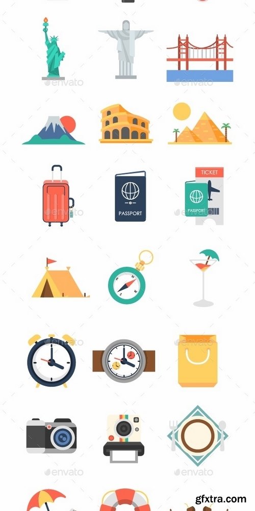 GraphicRiver - Travel Icons 15637962