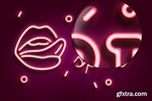 CreativeMarket POP NEON STYLE 1152920