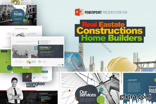 Graphicriver Real Estate / Construction Business Powerpoint 12293755