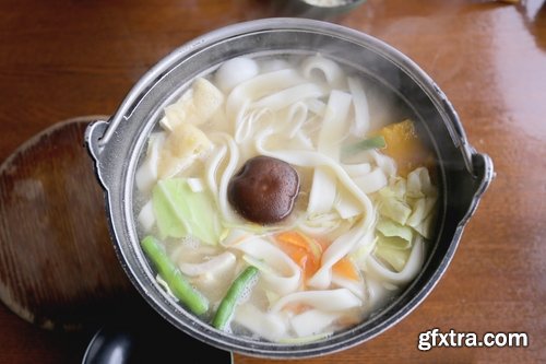 Collection of Japanese seafood soup noodles egg 25 HQ Jpeg