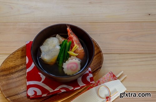 Collection of Japanese seafood soup noodles egg 25 HQ Jpeg