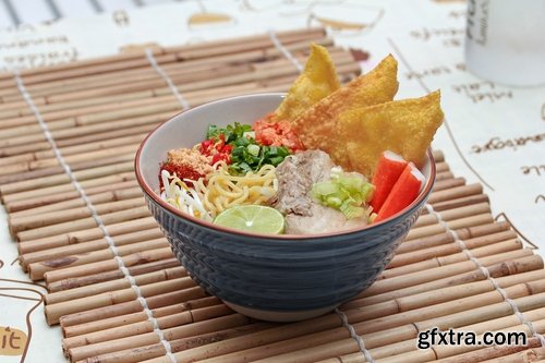 Collection of Japanese seafood soup noodles egg 25 HQ Jpeg