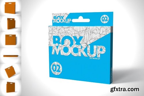 CreativeMarket 6-Box Mock-Up 1152408