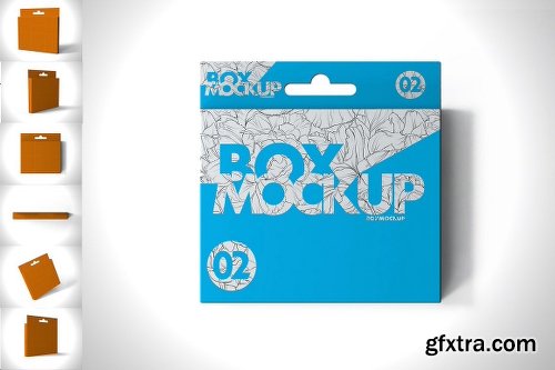 CreativeMarket 6-Box Mock-Up 1152408