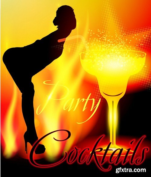 Cocktail party poster 2 - 5 EPS