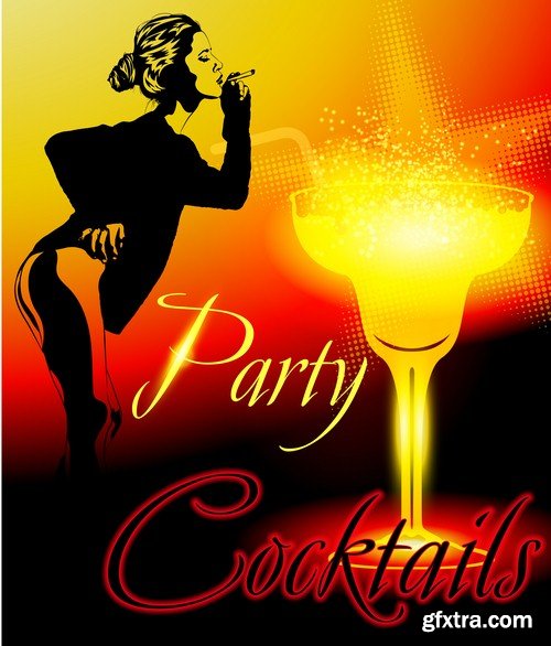 Cocktail party poster 2 - 5 EPS