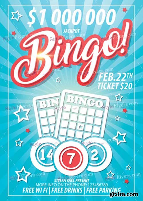 Bingo V12 PSD Flyer Template