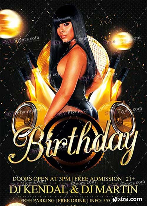 Birthday V23 PSD Flyer Template