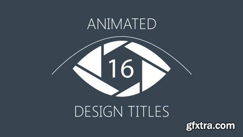 Videohive - 16 Animated Design Titles - 19277700