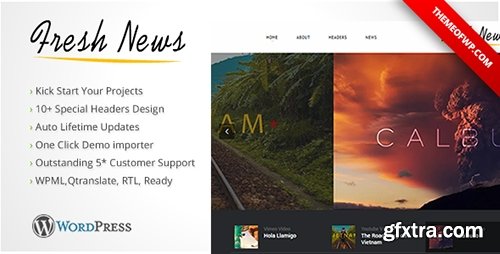 CodeGrape - FreshNews v1.0 - Clean Minimal Multipurpose WordPress Theme - 7340