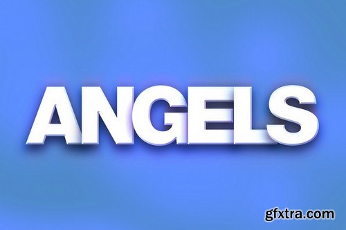 Backgrounds with text Angels - 6 UHQ JPEG